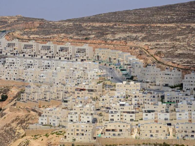 An overview of a new section of housing in the Jewish settlement near West Bank. [UPI/Debbie Hill]