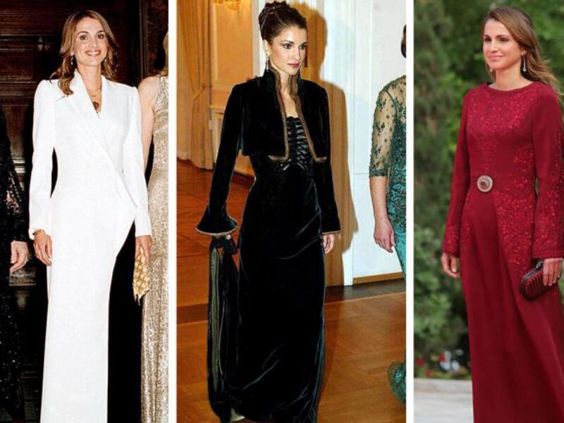 الملكة رانيا العبدالله ،زوجة الملك عبد الله الثاني. وتصنف ملكة المملكة الأردنية الهاشمية من أكثر سيدات الوطن العربي أناقة وجمال ولديها اهتمامات بحقوق الطفل والمرأة. وعملت على انشاء مشاريع سياحية واجتماعية واقتصادية.