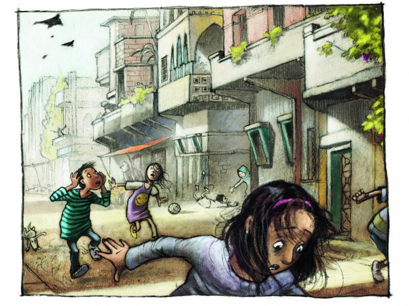 The book includes some horrifying scenes endured by the main characters who are now settled in Germany. (Credit: Jan Birck)