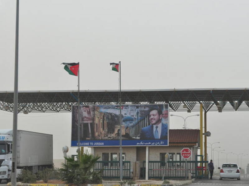Jordanian border near recent shelling from Syrian conflict. [staticflickr]