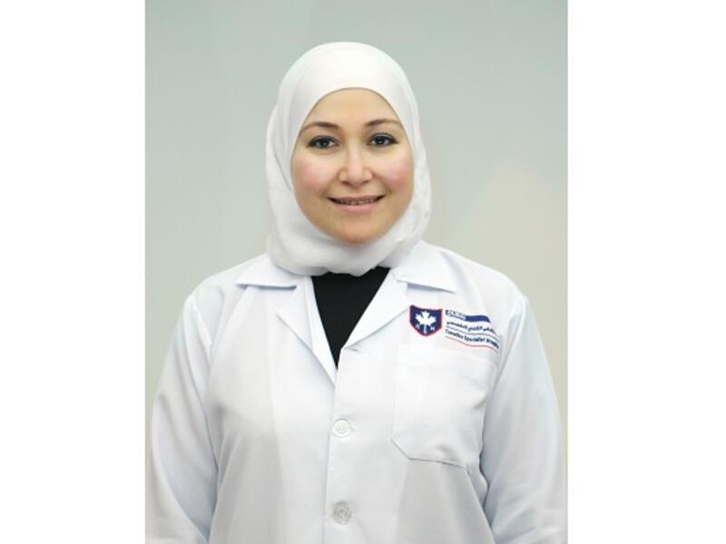 آلاء تقي الدين، أخصائية التغذية السريرية في المستشفى الكندي التخصصي
