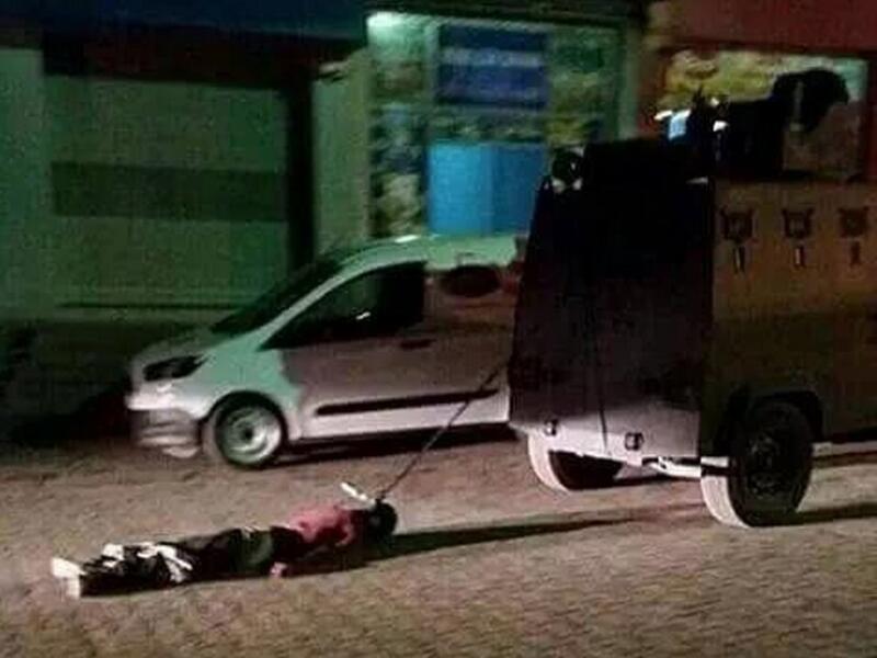 The Kurdish activist in the footage was identified by the HDP as 24-year-old Haci Lokman Birlik. (Twitter)