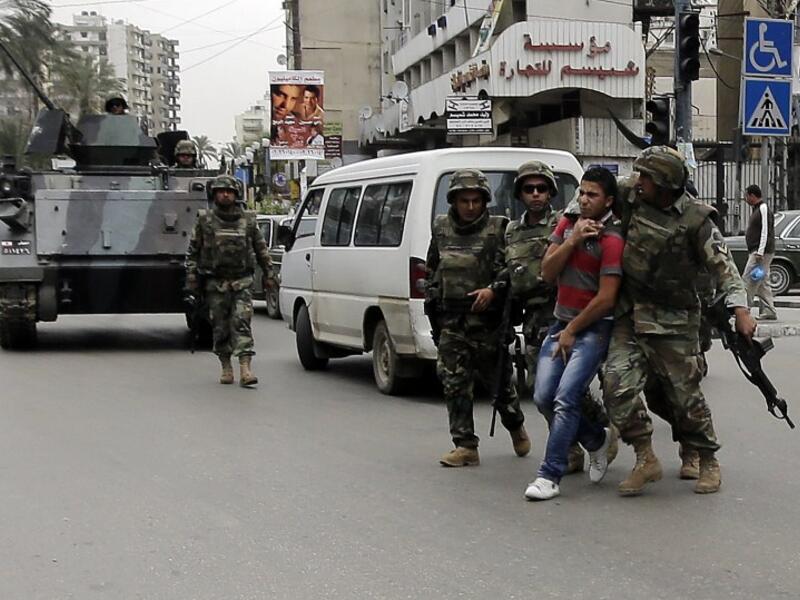 The Lebanese army was deployed on the streets of Tripoli last month (AFP Photo)