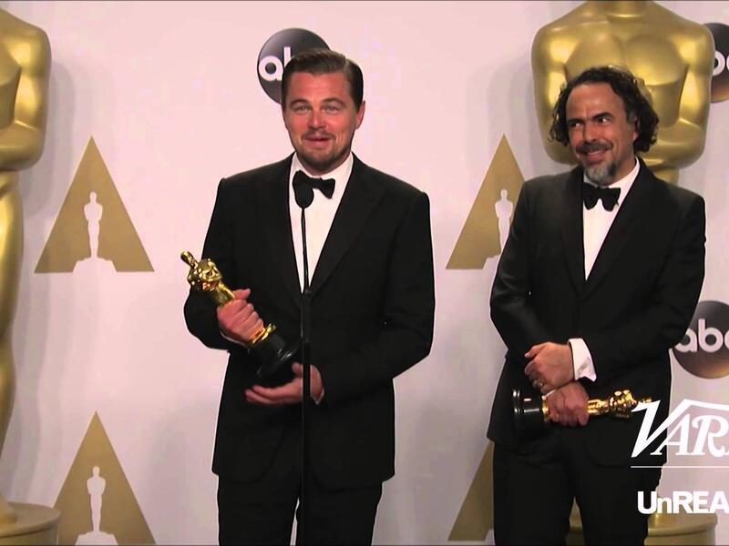Leo's face after being asked the confusing question! (YouTube)