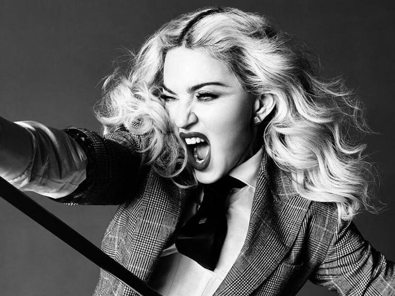 Madonna asked her fans at her Stockholm concert to fall silent for the victims of the Paris attacks. (File photo)