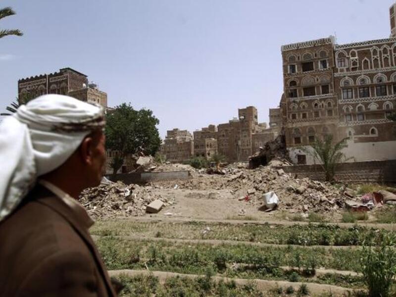 Sanaa's Old City, a UNESCO Heritage Site, is under threat of destruction by conflict in Yemen.  (AFP/File)