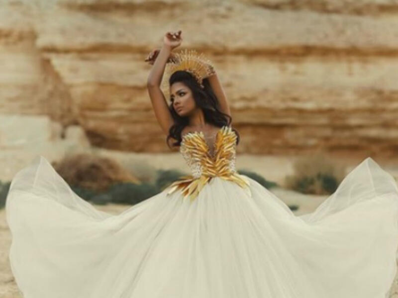 Asma Abulyazeid took things one step further in her latest photo shoot