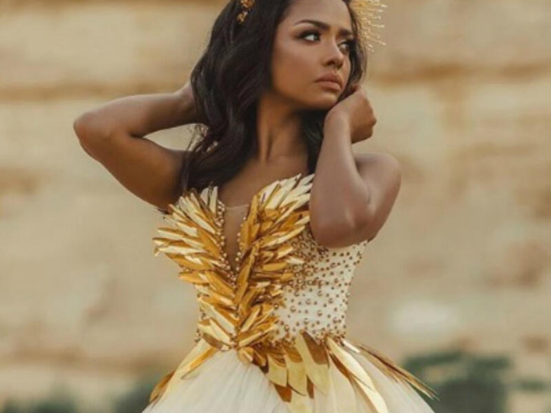 Asma Abulyazeid took things one step further in her latest photo shoot