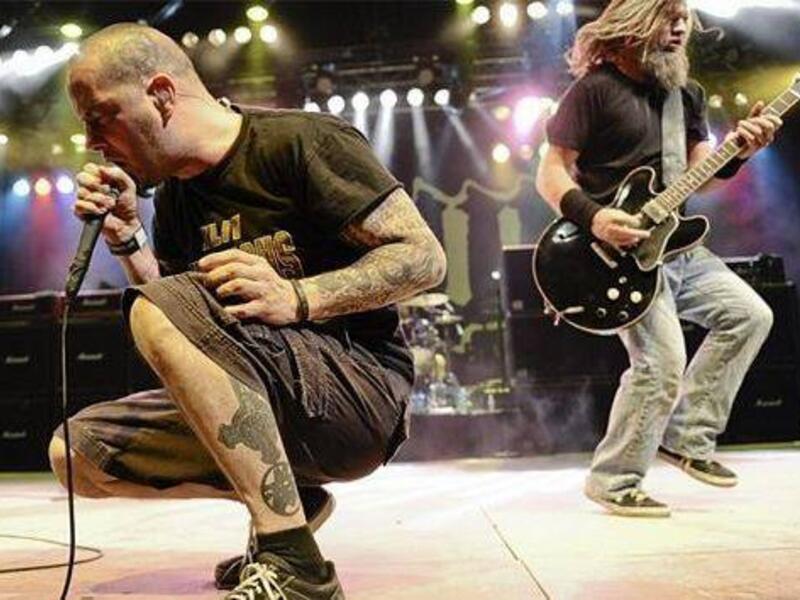 US metal band Down under fire after frontman gives Nazi salute during their concert in Europe. (Facebook)