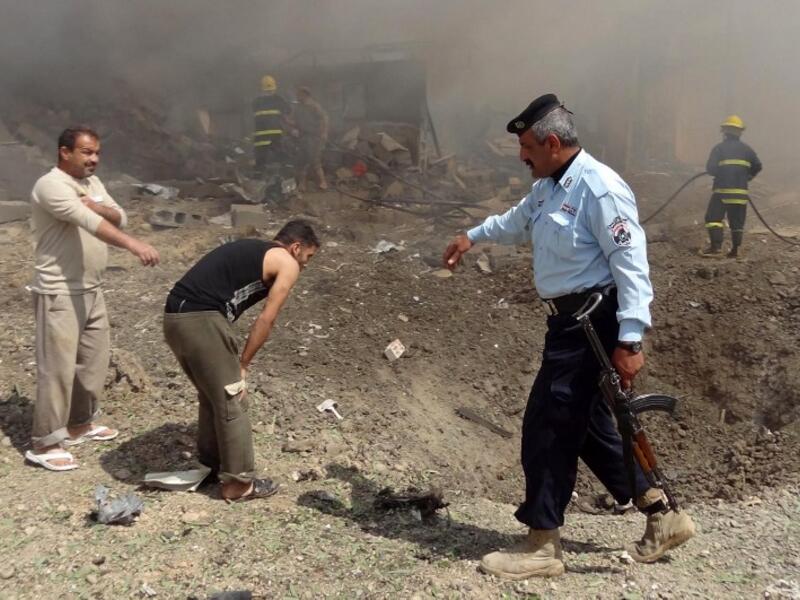 Iraq's security situation has been deteriorating in recent months. This bombing in Kirkuk in the North of the country killed 2 people on March 29.