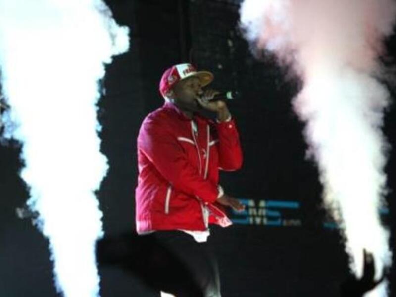 50 cent performs at the Atelier festival in Dubai (picture courtesy of Virendra Saklani/Gulf News) 