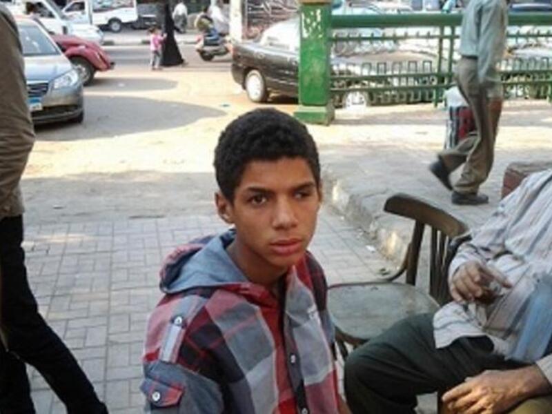 Ahmed Elsayed Ibrhahim, injured in the eye during the protests, set himself on fire