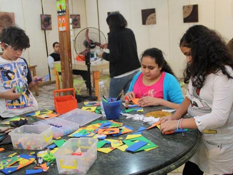 Kids had a good time being creative during Art Lab Festival.