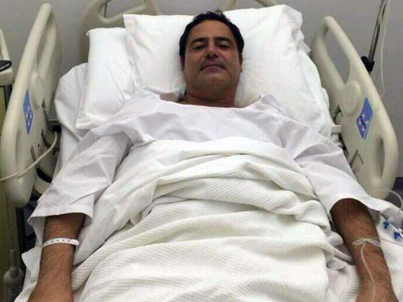 A hospital-bound Assi Helani is not what we love to see! (Image: Facebook)