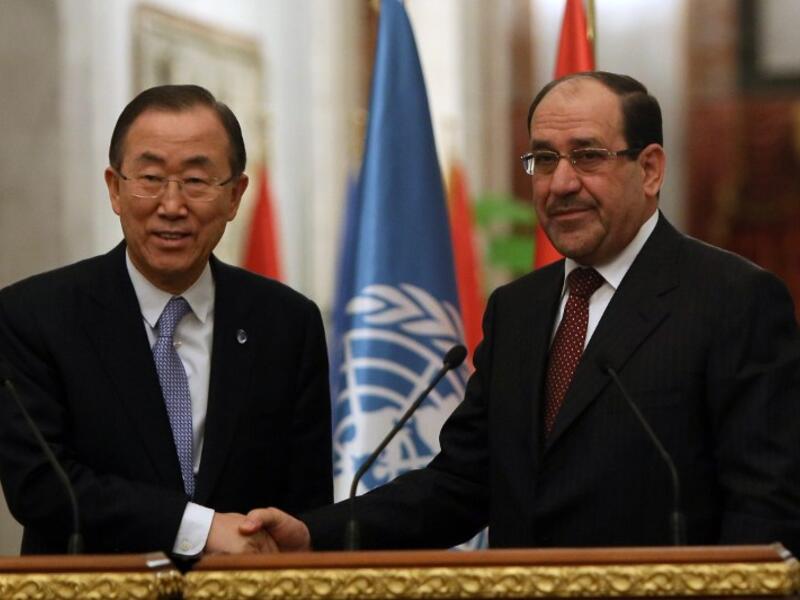Iraq's leader Al Maliki rejected Ban's calls for dialogue, saying: "We do not hold dialogue with Al Qaeda". (AFP)