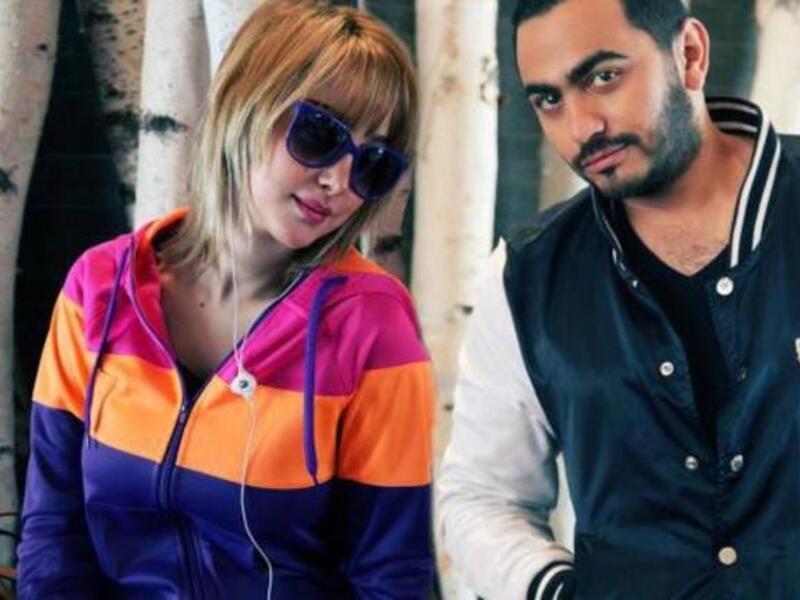 Basma Boussel and Tamer Hosny. The two are now married.

