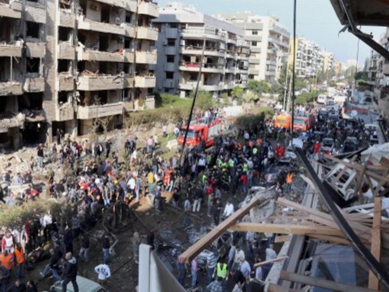 Abdullah Azzam Brigades claimed responsibility for the bombing of the Iranian Embassy in Beirut in November (File Archive/AFP)