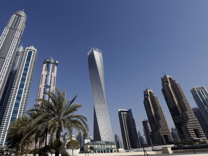 Dubai's twisted Cayan Tower (source: Wikimedia Commons)