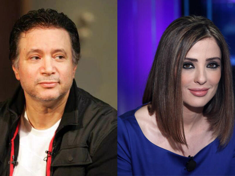 Eman El Bahr Darwish complained about Sherine Abdelwahab to TV host Wafaa El Kilani. (Image: Facebook)