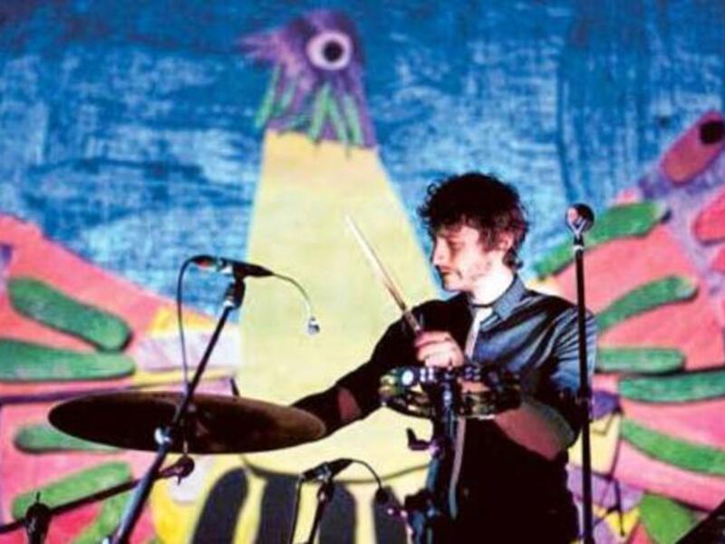 Gotye performs at the Dubai World Trade Centre on Friday night.