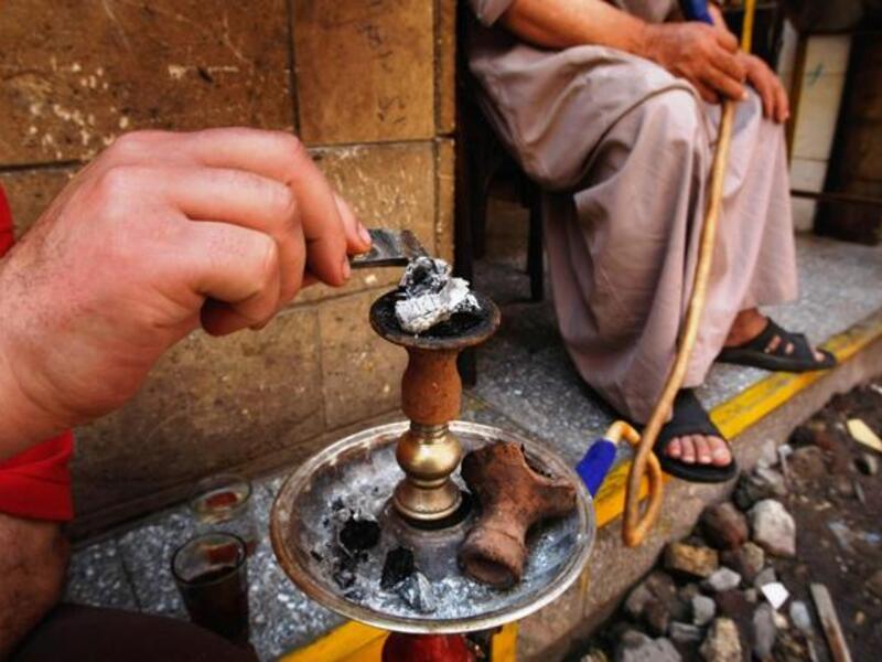 Even in the confines of a musty basement, shisha is illegal and will be prosecuted in London town. 