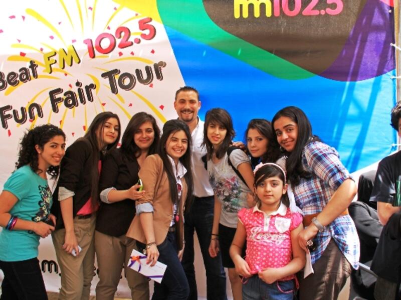 School students who took part in the tour