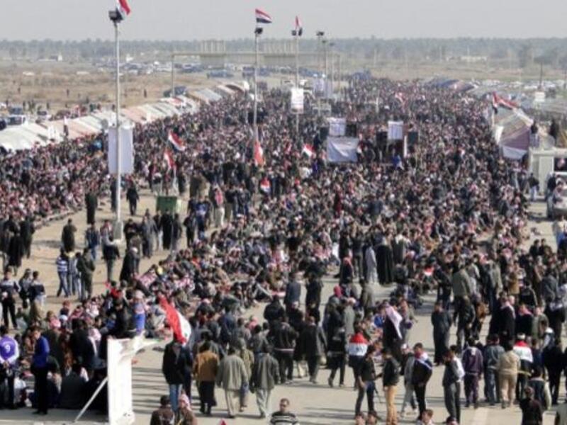 Thousands of Sunnis have taken to the streets to protest against mistreatment of their minority sect since late December.