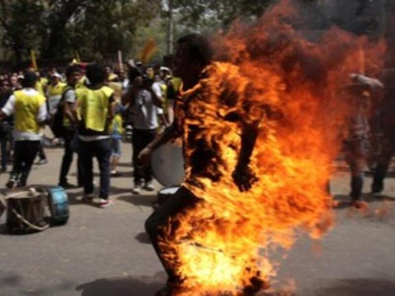 Israelis are burning