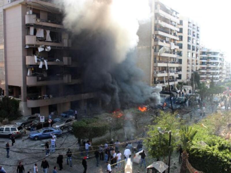 A suicide bomb exploded near Iran's Embassy in Beirut in late 2013. The Lebanese based Abdullah Azzam Brigades claimed responsibility. (AFP/File)