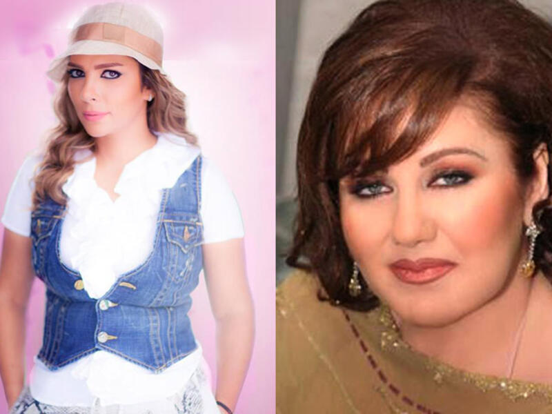 The two divas, Mayada and Asala, have another one of their usual verbal fights. (Image: Albawaba edit)