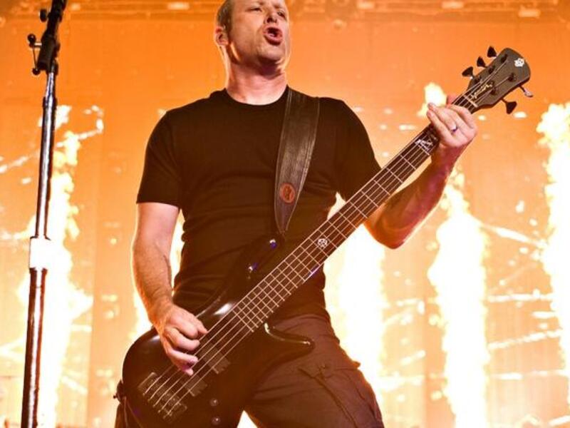 Nickelback bassist Mike Kroeger.