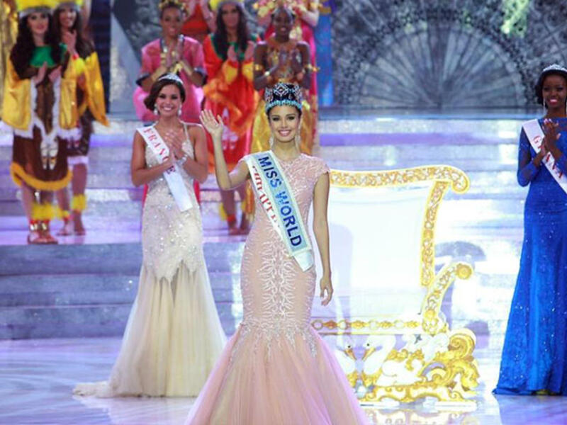 The beautiful Filipina Megan Young was crowned this year's Miss World. (Image: Facebook)