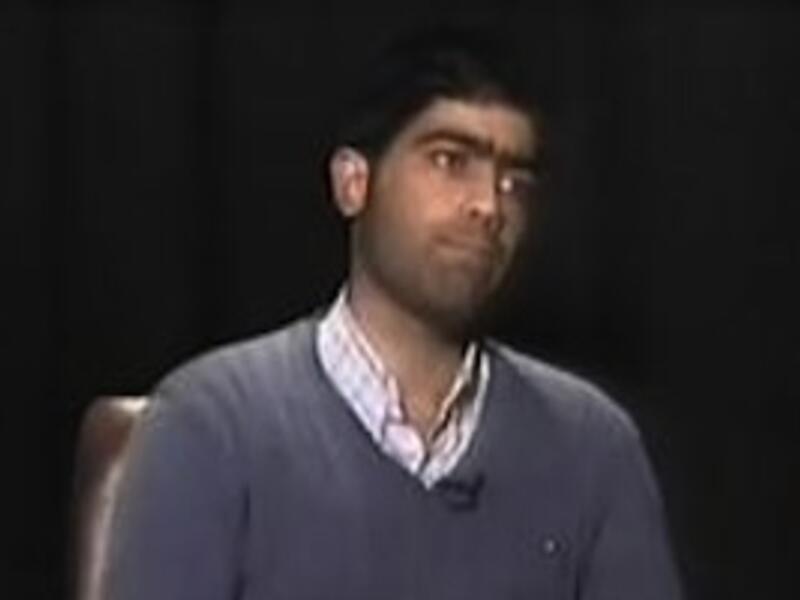 A fuzzy picture shows Mohammad Heidari, one of the men accused of spying for Western intelligence agencies. He was hanged at dawn on Sunday. Picture courtesy of onenews.com