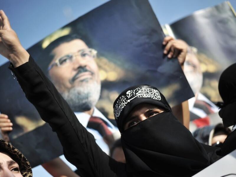 The Muslim Brotherhood is united and will not stop calling for the reinstatement of Mohamed Morsi, its secretary general said Wednesday. (AFP/File)