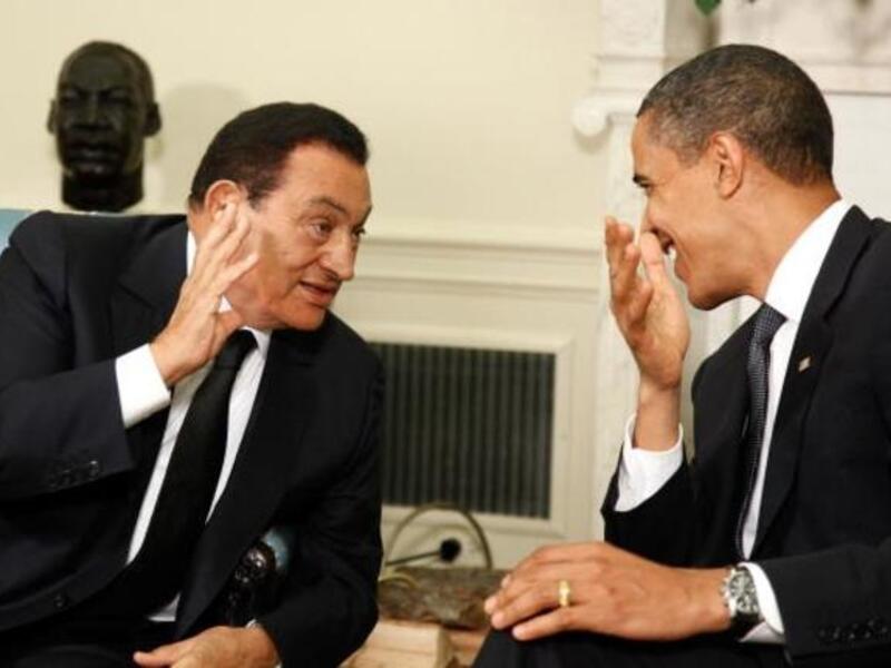 Hosni Mubarak in a witty exchange