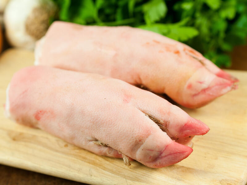 Pig trotters were thrown through a Mosque window in Stockholm last week. (Image courtesy of roamingroosters.com)