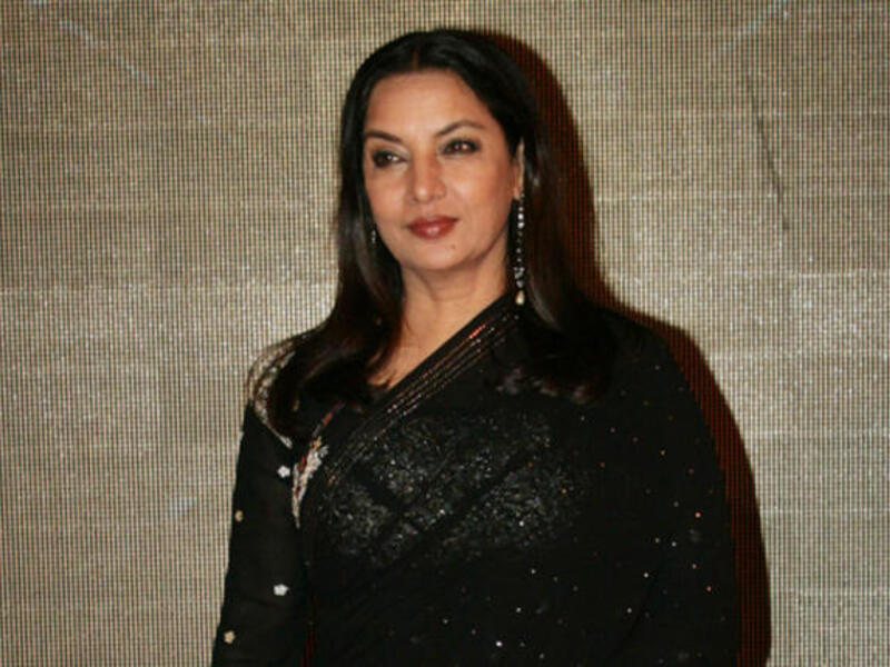 Indian actress Shabana Azmi.