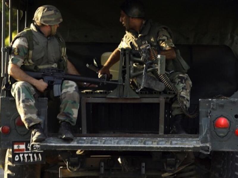 The Lebanese army deploy in the southern town of Sidon's eastern suburb of Abra. AFP photo