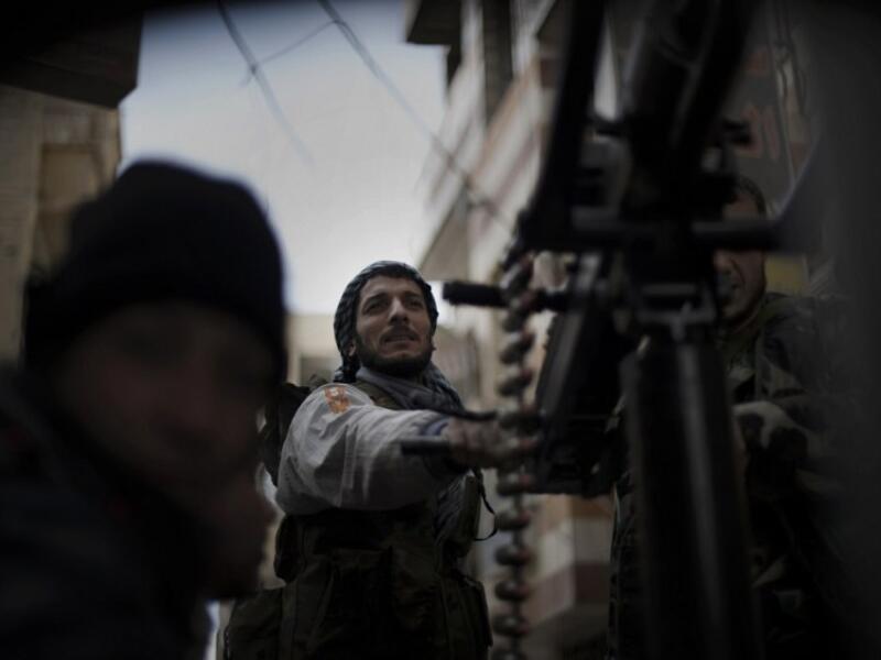 Syrian rebels are armed with foreign-supplied anti-tank weaponry