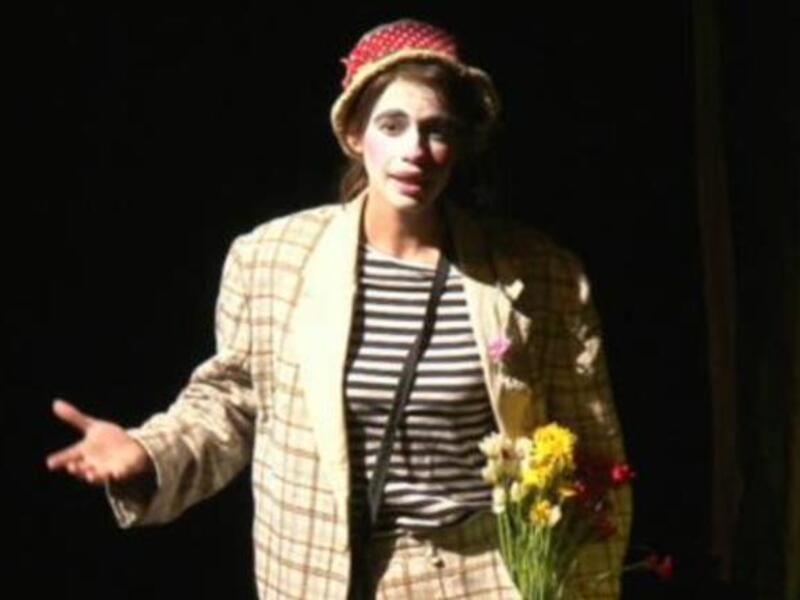 ‘The challenge was to be funny without trying,’ says Koechlin of her role in Hamlet — The Clown Prince.
