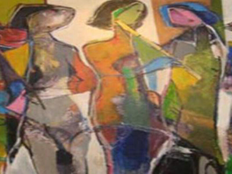 The International Fine Arts Symposium in Sharm El-Sheikh (26 February-4 March) features discussions and workshops as well as exhibitions (Photo: Ahram Arabic)
