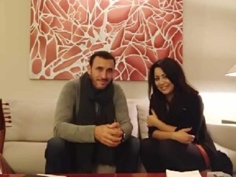 Kazem Al Saher and Yosra Mahnouch, mentor and mentee from the hit TV show The Voice, will perform together in Beirut. (Image courtesy of listenarabic.com)