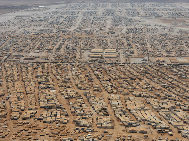 Zaatari is Jordan's fourth largest city and the second biggest refugee camp in the world. (AFP/File)