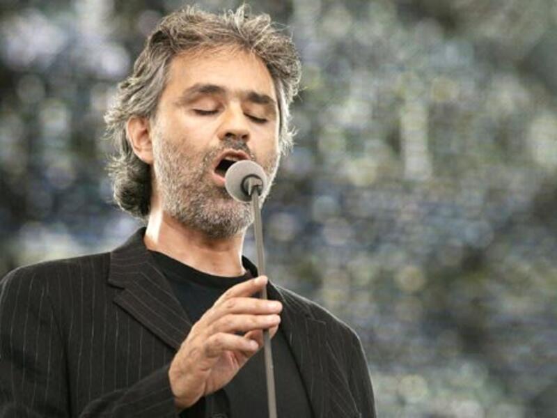 Andrea Bocelli will be singing for the UAE this March (Photo: Brussels Blog)