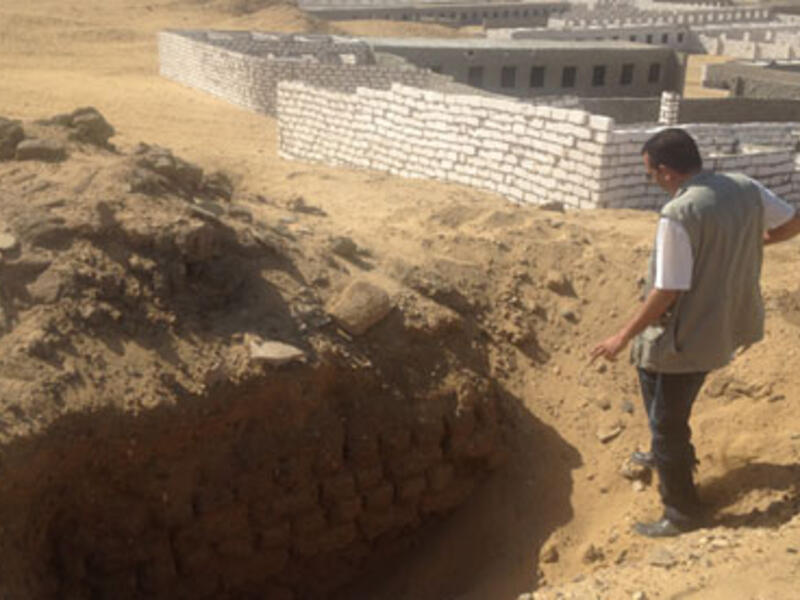 Archaeologists discovered the beer-brewer tomb by accident while unearthing another tomb (Courtesy of the Guardian)