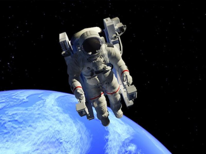 Who wouldn't fancy a trip into space with Buzz Aldrin? (Astronaut/Shutterstock/iurii)