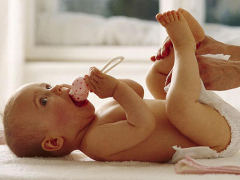 Diapers put to their more traditional use (Photo courtesy of Baby Stepz)