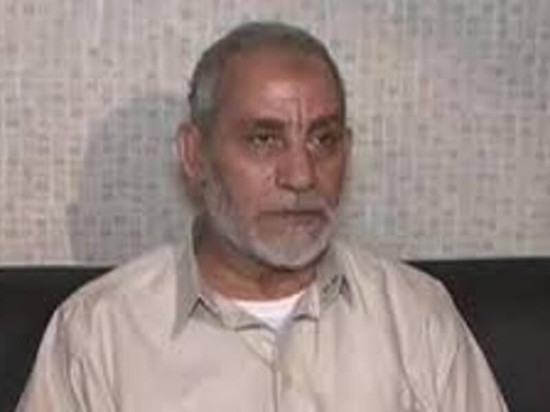 Mohamed Badie, the Muslim Brotherhood's Supreme Guide, will face trial for inciting violence and terrorism in Egypt's Giza December 9 (Courtesy of BBC)