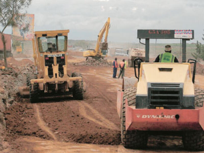 The road originally has seen the construction of 11 service projection lines