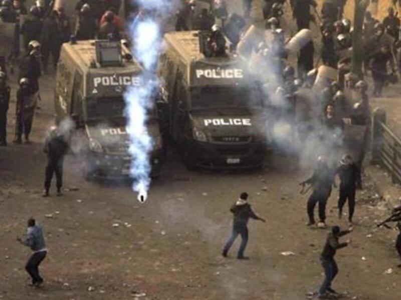 Anti-Morsi protesters clash with police in Cairo earlier this year. There may be more widespread rioting in Cairo  after the Gama'a al Islamiya moves to counter any 'rebellion' protests. AFP Photo